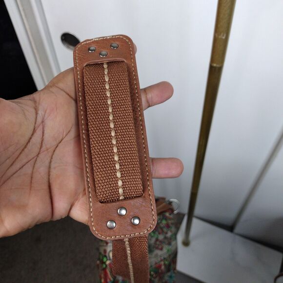 Sakroots Boho Canvas Convertible Bag Backpack Crossbody Owl Bird Floral 11x13x3 - Picture 10 of 10